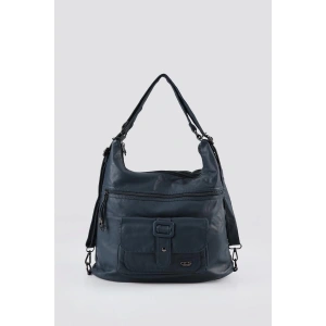 Mower Mavi Cilt Omuz Çantası