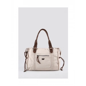 Muert Bej Cilt Omuz Askılı El Çantası