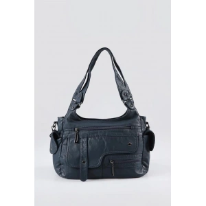 Pyser Mavi Cilt Omuz Çantası