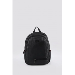 Rior Siyah Cilt Sırt Çantası