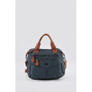 Sevva Mavi Cilt Omuz Çantası