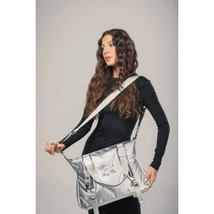 Tiven Gri Cilt Omuz Ve Kol Çantası