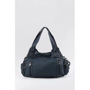 Tiwe Mavi Cilt Omuz Çantası