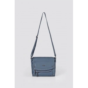 Witer Mavi Cilt Omuz Çantası