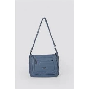 Ziwen Mavi Cilt Omuz Çantası