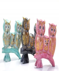 3Lü Ahşap Baykuş No:3