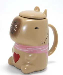 3D Kapibara Capybara Tasarımı Porselen Kupa Bardak SPR4510