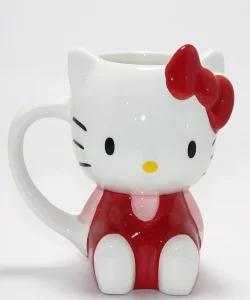 3D Hello Kitty Tasarımı Porselen Kupa Bardak SPR4513