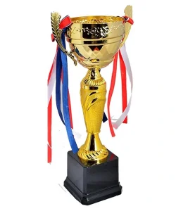 Supertrend 29 cm Kupa Siyah Zemin Kupa Madalya Gold Kaplama Y119B Ücr