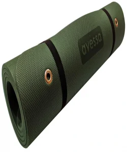 Supertrend 10 mm Outdoor Kamp Matı Pilates Matı Haki Yeşil