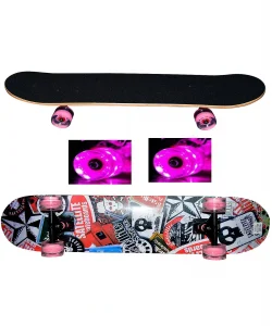 Supertrend Işıklı Silikon Teker Kaykay No:5