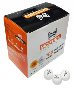 Supertrend Mozuru Mzr100-Wht ITTF Onaylı Beyaz Pinpon Topu 100lü