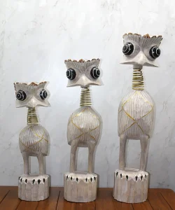 Ahşap 3Lü Deve Kuşu Seti 90 Cm Trendy:7