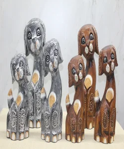 Ahşap 3Lü Köpek Seti 3Trendy-1