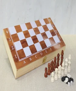 Ahşap Kutulu Satranç ve Tavla Seti SPR4023