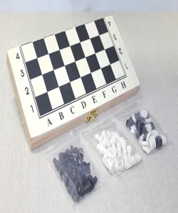 Ahşap Kutulu Satranç ve Tavla Seti SPR4025