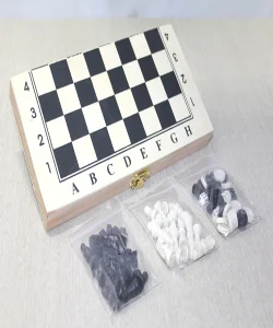 Ahşap Kutulu Satranç ve Tavla Seti SPR4026