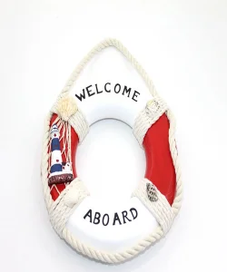 Ahşap Marin Duvara Asmalı Simit SPR2463