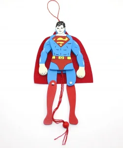 Ahşap Salanan Süperman Figürü SPR1194