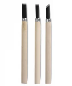 Ahşap ve Seramik Oyma Seti 3lü