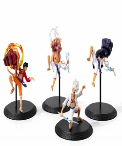 Anime One Piece Luffy Figürü 4Lü Set  SPR5275