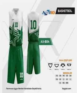Axi10 AX-B04 Dijital Basketbol Forma Takımı
