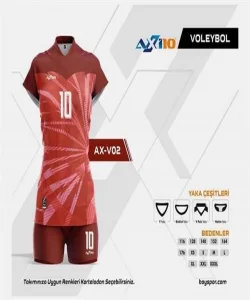 Axi10 AXV-02 Dijital Voleybol Forması
