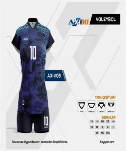 Axi10 AXV-09 Dijital Voleybol Forması