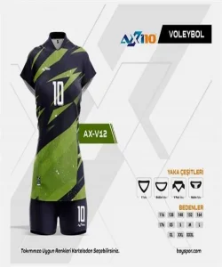 Axi10 AXV-12 Dijital Voleybol Forması