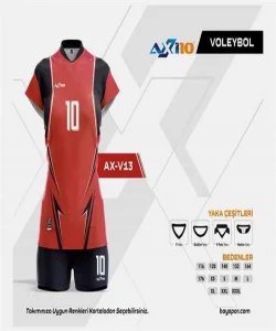 Axi10 AXV-13 Dijital Voleybol Forması