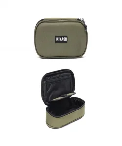 Bback Oval Kumaş Kalemlik / Kalem Kutusu HAKİ YEŞİL