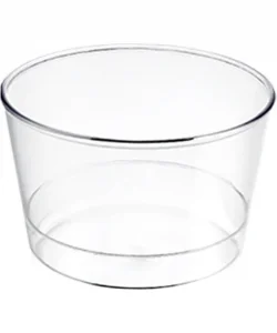 Bodega Plastik Kristal Silindir Tatlı Kasesi 250cc 30 Adet