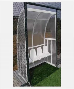 BSE 113 Yedek Oyuncu Kulübesi 4 Kişilik Polikarbon ve Akrilik Kaplama
