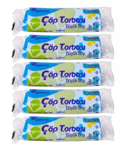 Büyük Boy Çöp Poşeti Seti 5 Adet