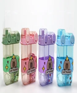 Kapibara Capybara Çift Bölmeli Pipetli Matara & Suluk SPR5108