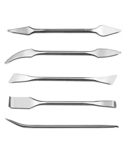 Çelik Seramik Modelaj Seti Çift Yönlü 5 Parça