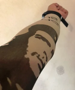 Çift Kol Giyilebilir Dövme Che Guavera Desenler Tattoo Sleeve
