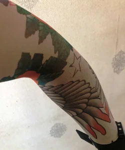 Çift Kol Giyilebilir Dövme Kanatlı Desenler Tattoo Sleeve
