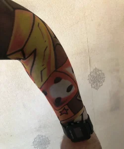 Çift Kol Giyilebilir Dövme Zarlı Desenler Tattoo Sleeve