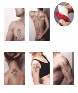 Çılgın Kuru Kafalar Hint Kınası ile Geçici Dövme Yapma Seti