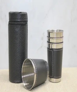 Derili Kılıflı 4Lü Shot Bardak SPR3925