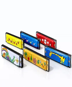 Desenli Metal Mızıka SPR4388