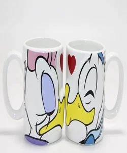 Donald Ve Daisy Duck 2Li Öpüşen Çift Kupa Bardak Seti SPR4539