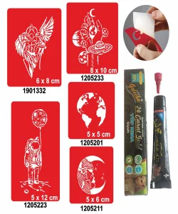 Evrenin Sırları Hint Kınası ile Geçici Dövme Yapma Seti