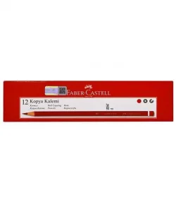 FC Başlık Kopya Kalemi Kırmızı 12Li Kutu