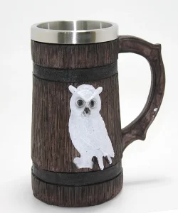 Harry Potter Hedwig Temalı 3D Kabartmalı Çelik Kupa Bardak SPR4378