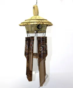 Hasır Kuş Yuvalı Bambu Çan 3Dıarta-12-20