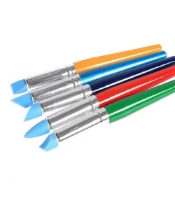 Kalın Silikon Uçlu Fırça Seti 5li