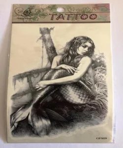 Kız Yapıştırma Sticker Dövme Geçici Dövme Temporary Tattoos