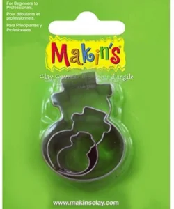 Makins Clay Polimer Kil Kesme Kalıbı 3 Parça Kar Adam